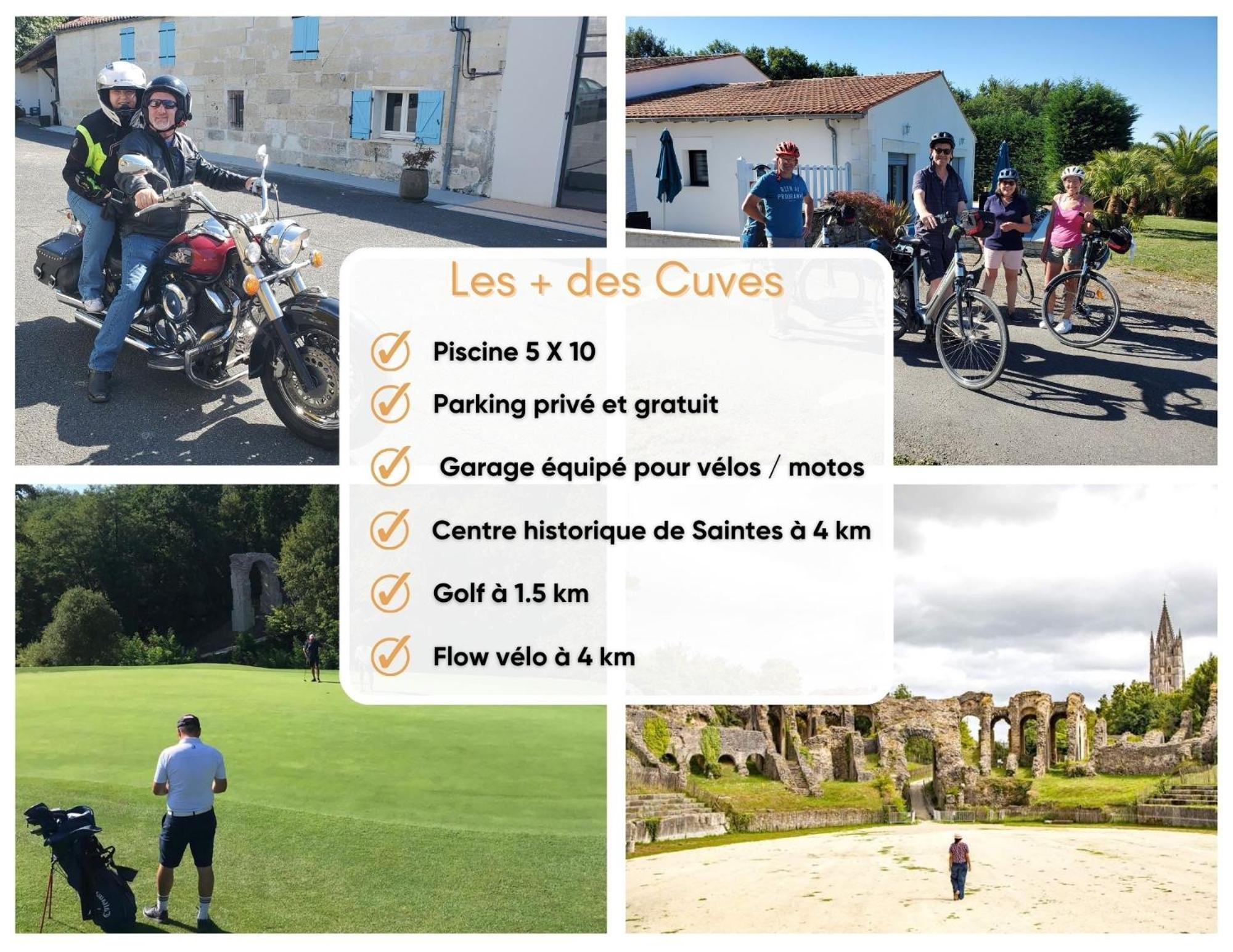 Les Cuves - Saintes Bed and Breakfast Chaniers Εξωτερικό φωτογραφία